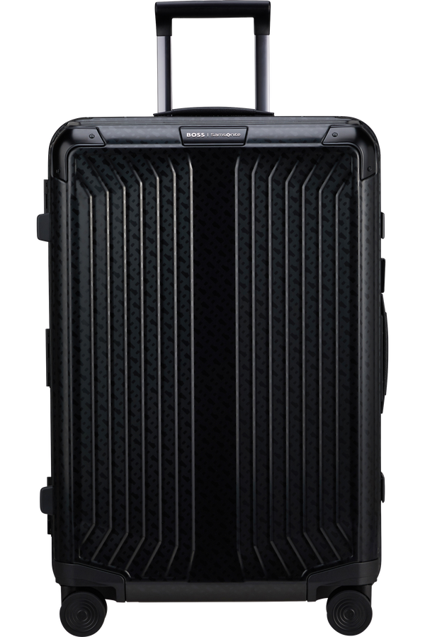 Samsonite Lite-Box Alu / Boss SPINNER 69/25 69cm  Graphite Monogram